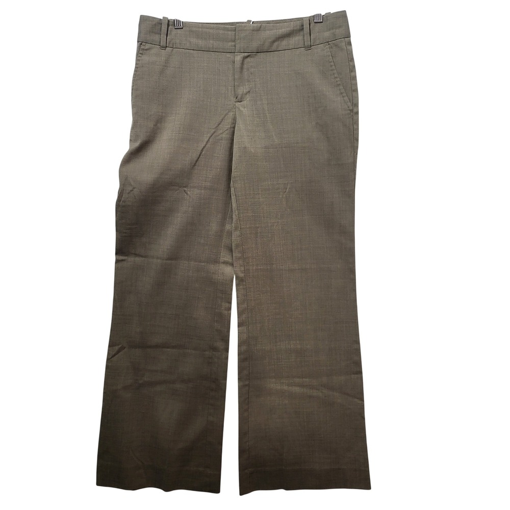 Gap The Trouser Women's Size 4 Regular Stretch Wool Blend Dress Pants Khaki‎